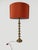 Tall Art Deco Bobbin Brass Candlestick Column Table Lamp, 1930s For Sale - Image 12 of 15