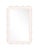 Contemporary Fleur Home Garden District Satsuma Rectangle Mirror in Frosted Petal, 24x36 For Sale - Image 3 of 3
