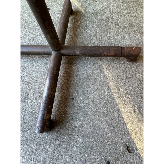 Vintage, French Adjustable Architect's Side Table For Sale - Image 9 of 12