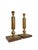 Vintage Wood and Brass Table Lamps by Temde Leuchten, 1970s, Set of 2 For Sale - Image 4 of 13