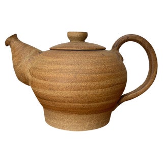 Mid-Century Danish Studio Pottery Teapot, 1976 For Sale