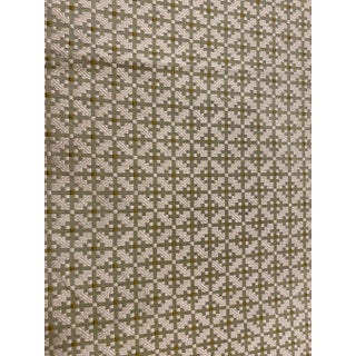 Traver's "Preston" Designer Woven Fabric in Celery - 7 Yards For Sale