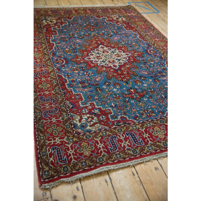 Vintage Qom Rug - 4'4" x 6'8" For Sale - Image 9 of 14