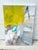 Abstract Large Painting With Yellow For Sale - Image 3 of 5