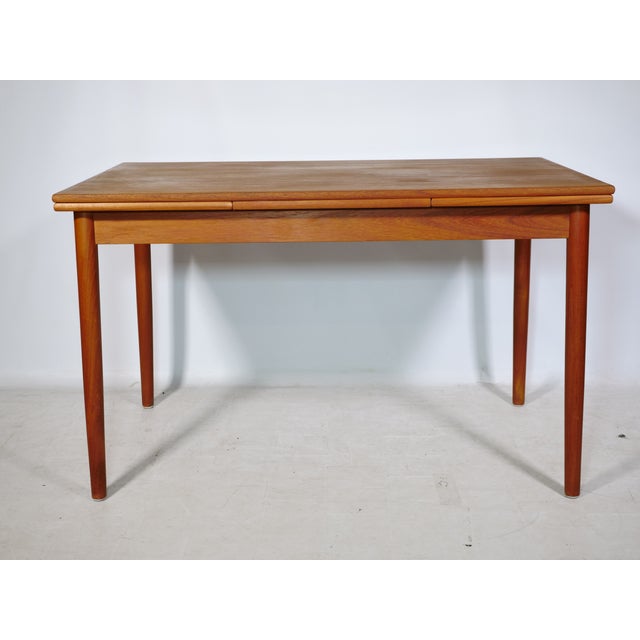 Mid-Century Extendable Teak Dining Table, 1960s For Sale - Image 12 of 12