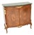 Antique French Burr Walnut Cabinet with Marble Top, 1930s For Sale