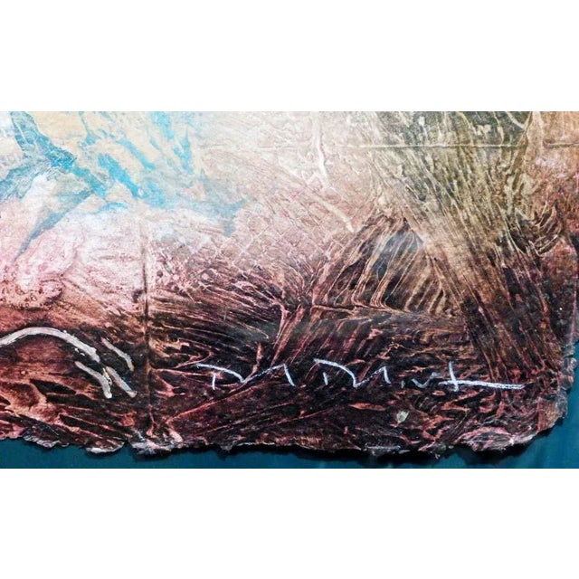 Brown David Dodsworth "Arago I" Hand Signed Color Screen Serigraph For Sale - Image 8 of 9