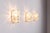 A striking set of six vintage wall lamps from the renowned glassmaking town of kamenický šenov. These elegant fixtures...