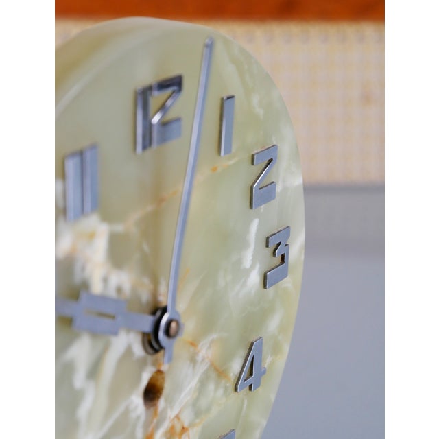 Vintage Art Deco Table Clock, 1930s For Sale - Image 6 of 7