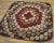 1940s Multi Floral Folk Art Penny Antique American Hooked Rug 4' 0''x4' 0'' Woven Wool Carpet For Sale - Image 4 of 12