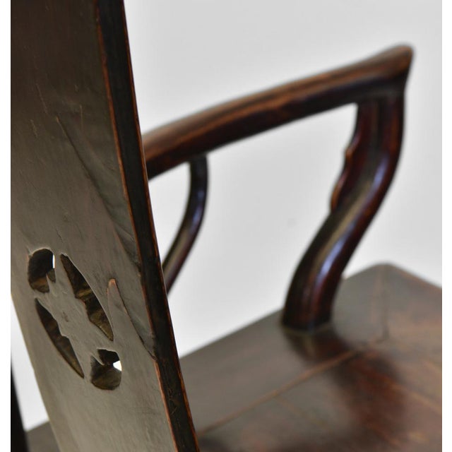 Late 19th Century Chinese Open Armchair For Sale - Image 11 of 16