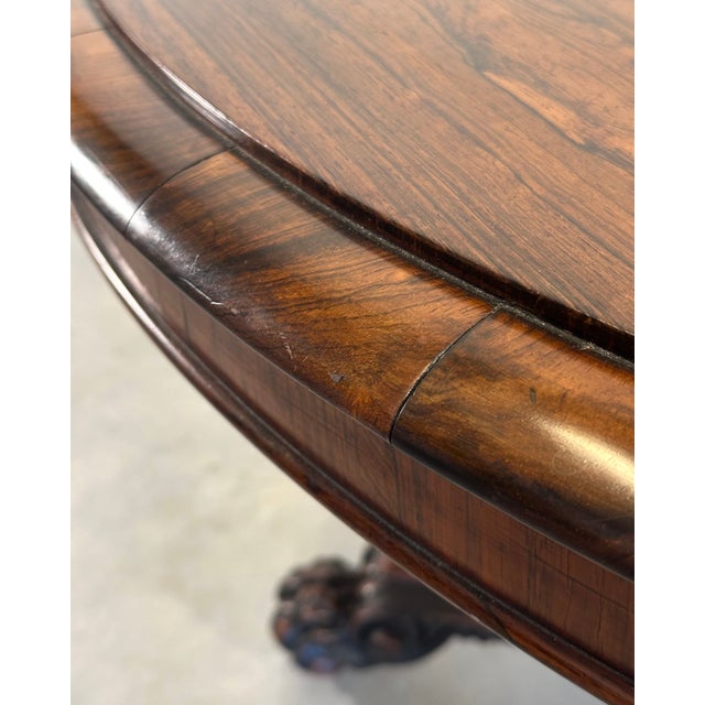 Wood Round Wooden Sail Table, Italy, 1890s For Sale - Image 7 of 18