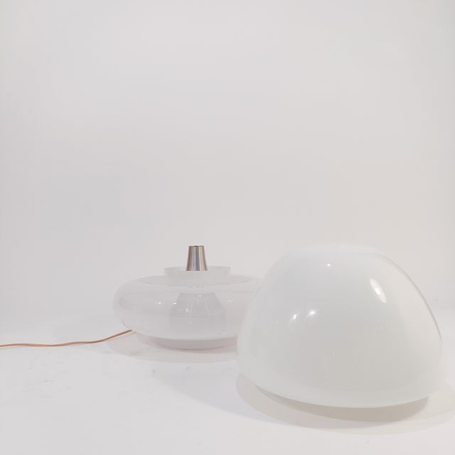 Large Italian Murano Glass Table Lamp, 1970s For Sale - Image 7 of 10