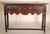 Antique Jacobean style oak sideboard, 19th century. With a rectangular single board top with molded front and side edges,...