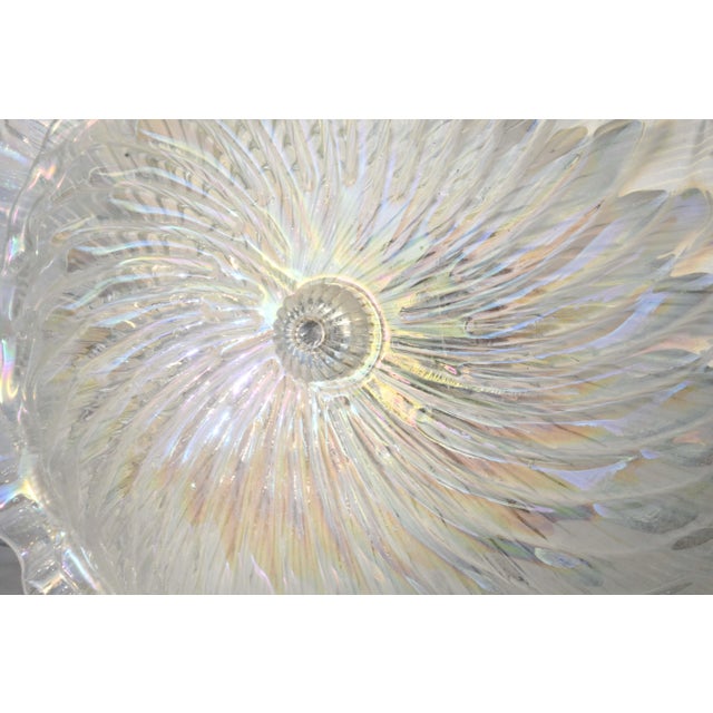 1970 Italian Iridescent Murano Glass Ceiling Fixture For Sale - Image 11 of 12