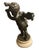 Claude Michel Clodion Late 19th Century "Child Playing Triangle" Clodion Bronze Statue For Sale - Image 4 of 5