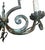 Large Decorative Wrought Iron Wall Sconces, French, circa 1950 - A Pair For Sale - Image 16 of 18