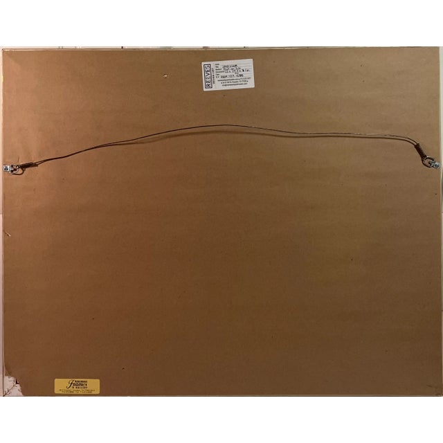 Mid 20th Century Colorful Lithograph of a Village in Normandy For Sale - Image 10 of 10