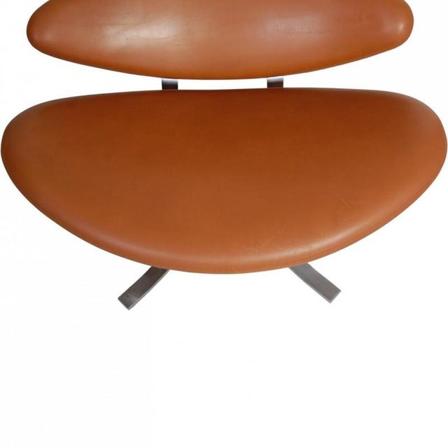 Corona Chair in Cognac Leather from Erik Jørgensen For Sale - Image 6 of 16