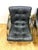 Black Vintage Leather and Metal Armchairs, 1990s, Set of 2 For Sale - Image 8 of 10