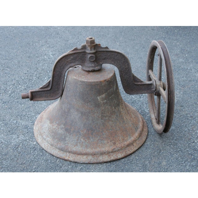 Antique 19th C. American Cast Iron Bell Chairish