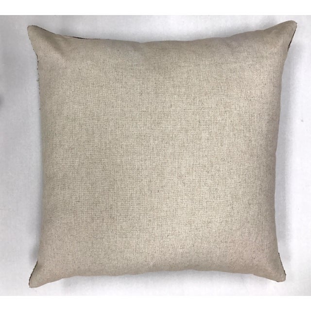 Boho Chic Purple Silk Ikat Pillows - a Pair For Sale - Image 3 of 5