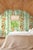 Green Tomato Vine Stripe Grasscloth Wallpaper by House Party | Garden Green | 8 Yards For Sale - Image 8 of 11