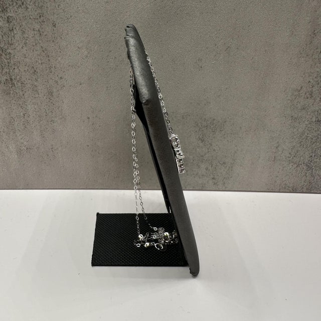 Contemporary Diamond Cross Necklace in 14kt White Gold – 0.50ctw, 18in, New For Sale - Image 3 of 5