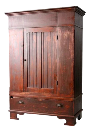 Antique Beadboard Armoire