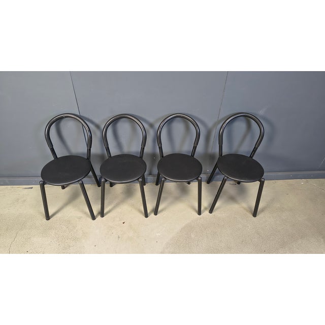 Postmodern Italian Postmodern Dining Chairs, 1980s, Set of 4 For Sale - Image 3 of 16