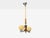 Swedish Art Deco, Pendant Light, Burl, Cord, Glass, Chrome, Sweden, 1930s For Sale - Image 4 of 11