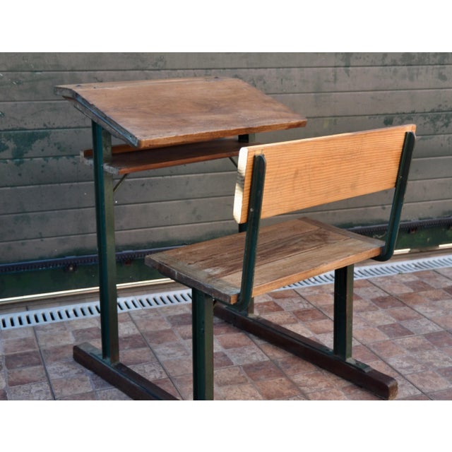 Vintage School Desk For Sale - Image 13 of 15