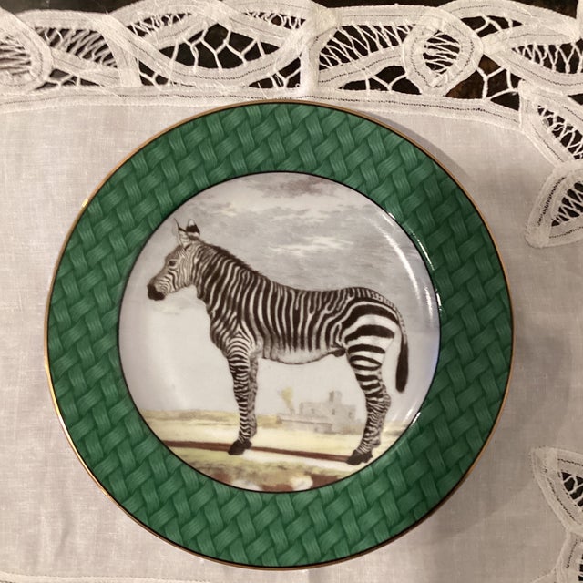 1990s Porcelain Decorative Plates For Sale - Image 5 of 8