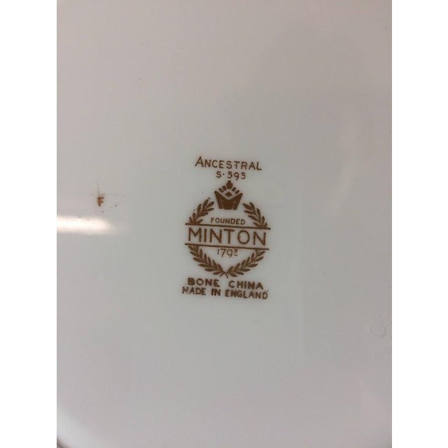 Vintage Minton "Ancestral" Gold Plates, Set of Six For Sale - Image 6 of 7
