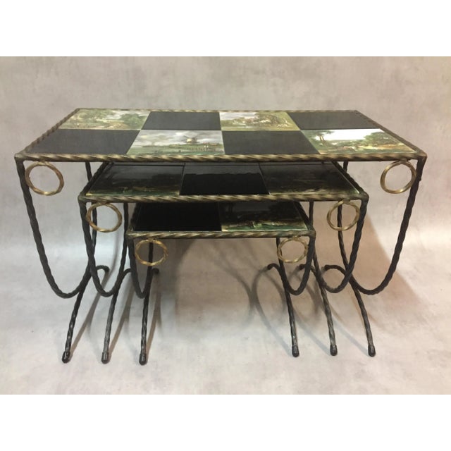 Vintage Nesting Tables, Set of 3 For Sale - Image 10 of 10