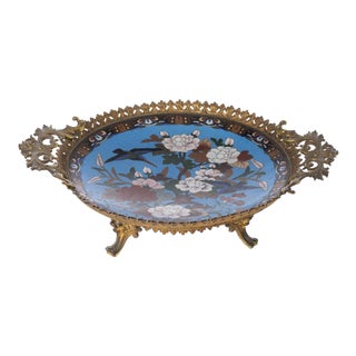 Japanese Cloisonne Fruit Bowl For Sale