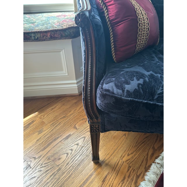 Victorian 19th Century Victorian Antique Loveseat/Small Sofa For Sale - Image 3 of 3