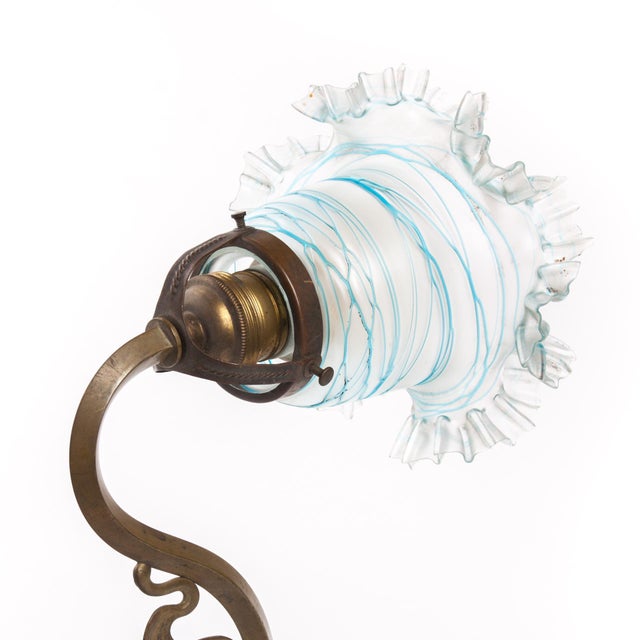 Art Nouveau Wall Lamp, 1890s For Sale - Image 3 of 5