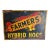 Authentic Vintage "Flying Farmer's Hogs" Enamel on Steel Sign For Sale