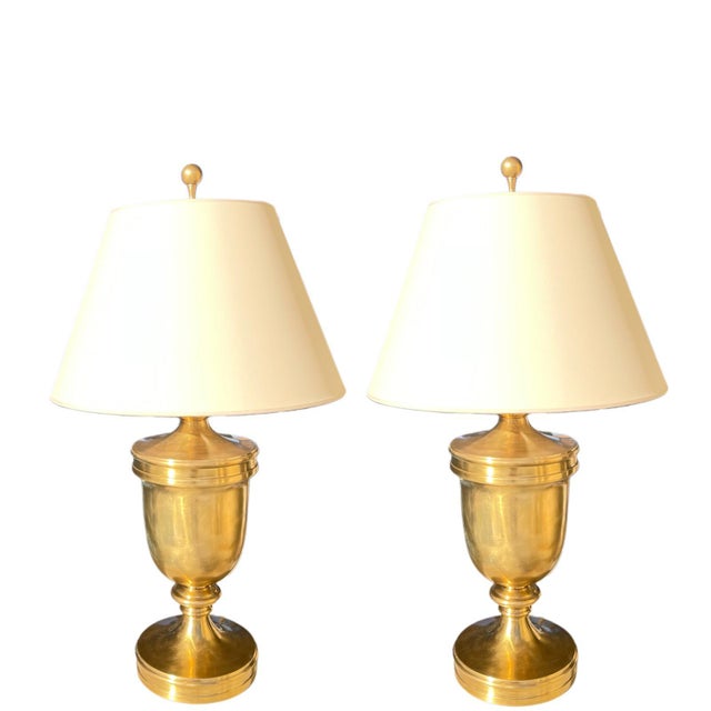 E. F. Chapman Classical Urn Table Lamps by Visual Comfort, Set of 2 For Sale - Image 4 of 4