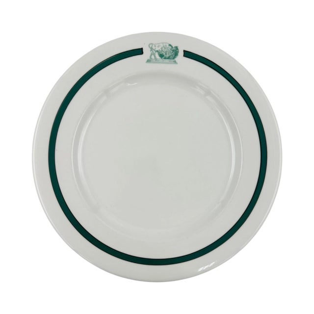 Vintage New York Stock Exchange Luncheon Club Plate 10"d For Sale - Image 11 of 12