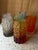 Italian Textured Bark Glasses in the style of Geoffrey Baxter, 1960s, Set of 6 For Sale - Image 10 of 18
