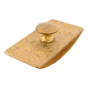Tiffany Studios New York Zodiac Pattern Bronze Doré Rocker Blotter