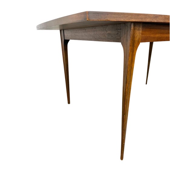 Mid-Century Modern Broyhill Brasilia Walnut Dining Table For Sale - Image 9 of 9