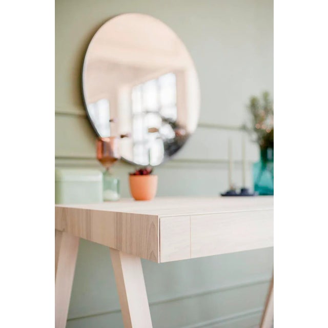 Small 4.9 Desk in Warm Lithuanian Ash by Marius Valaitis for