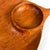 1960s Sculptural Teak Wood Two Leaf Shape Sectioned Plates For Sale In San Diego - Image 6 of 9