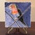 Farmhouse Vintage Hand Painted Studio Pottery Decorative Tile For Sale - Image 3 of 12
