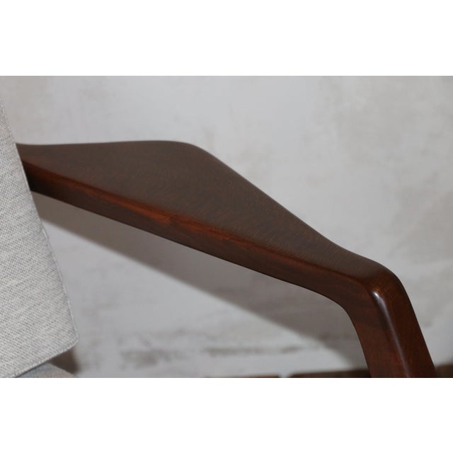 Pair of Ib Kofod-Larsen Danish Modern Sculptural Lounge Chairs — Denmark, 1950s For Sale - Image 15 of 18