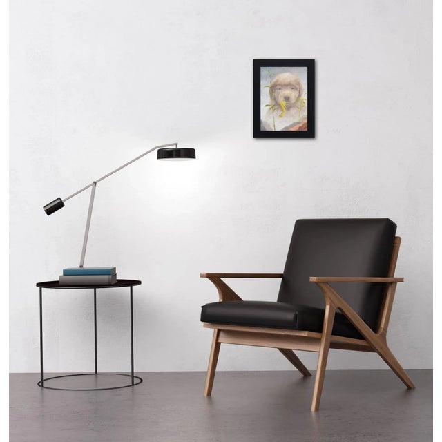 Gray "Seahorse and Puppy'' Original Framed Artwork by Stuart Dunkel For Sale - Image 8 of 9