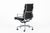 Early 21st Century Eames for Herman Miller Tall Black Leather Desk Chair Soft Pad For Sale - Image 5 of 13